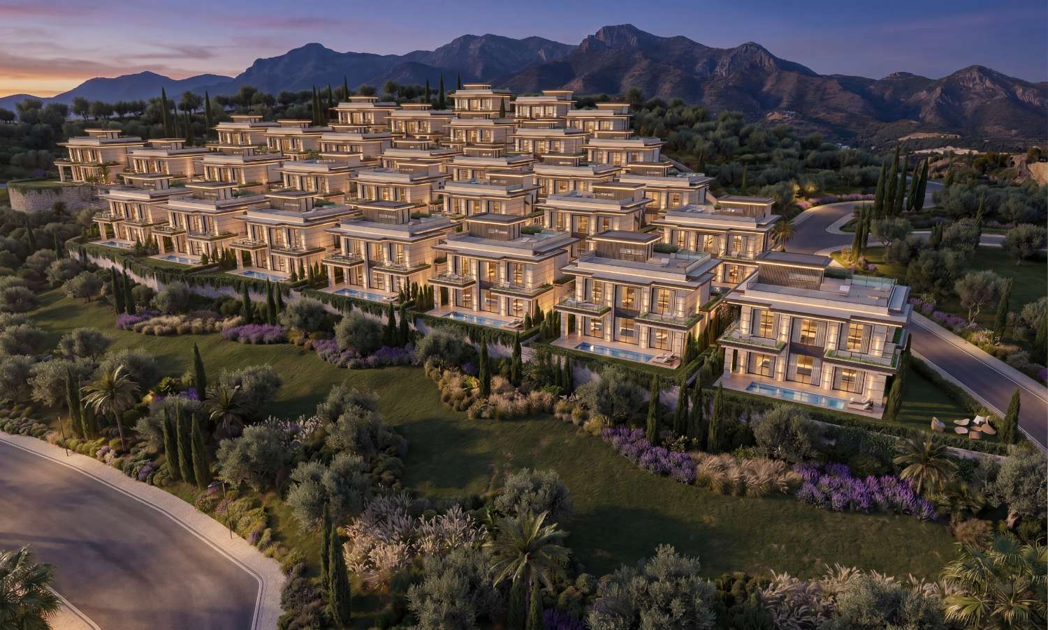 Exclusiva colección de 30 villas de lujo en las colinas de Benahavís