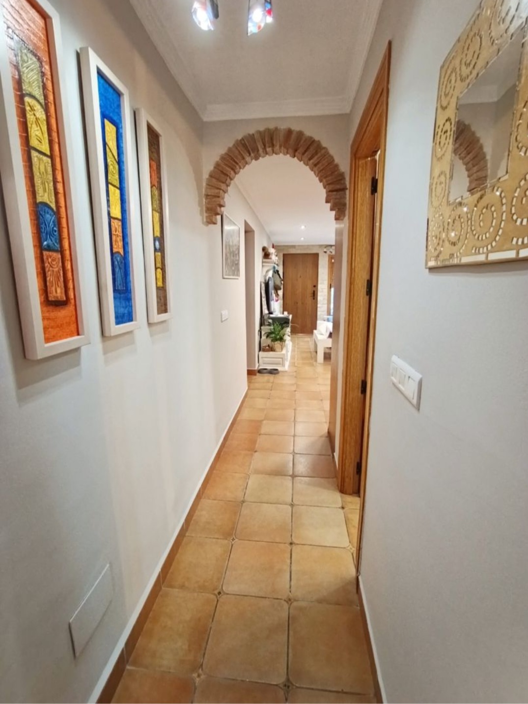 Casa con espectaculares vistas al mar, terraza chill-out y patio privado en El Bajondillo, Torremolinos