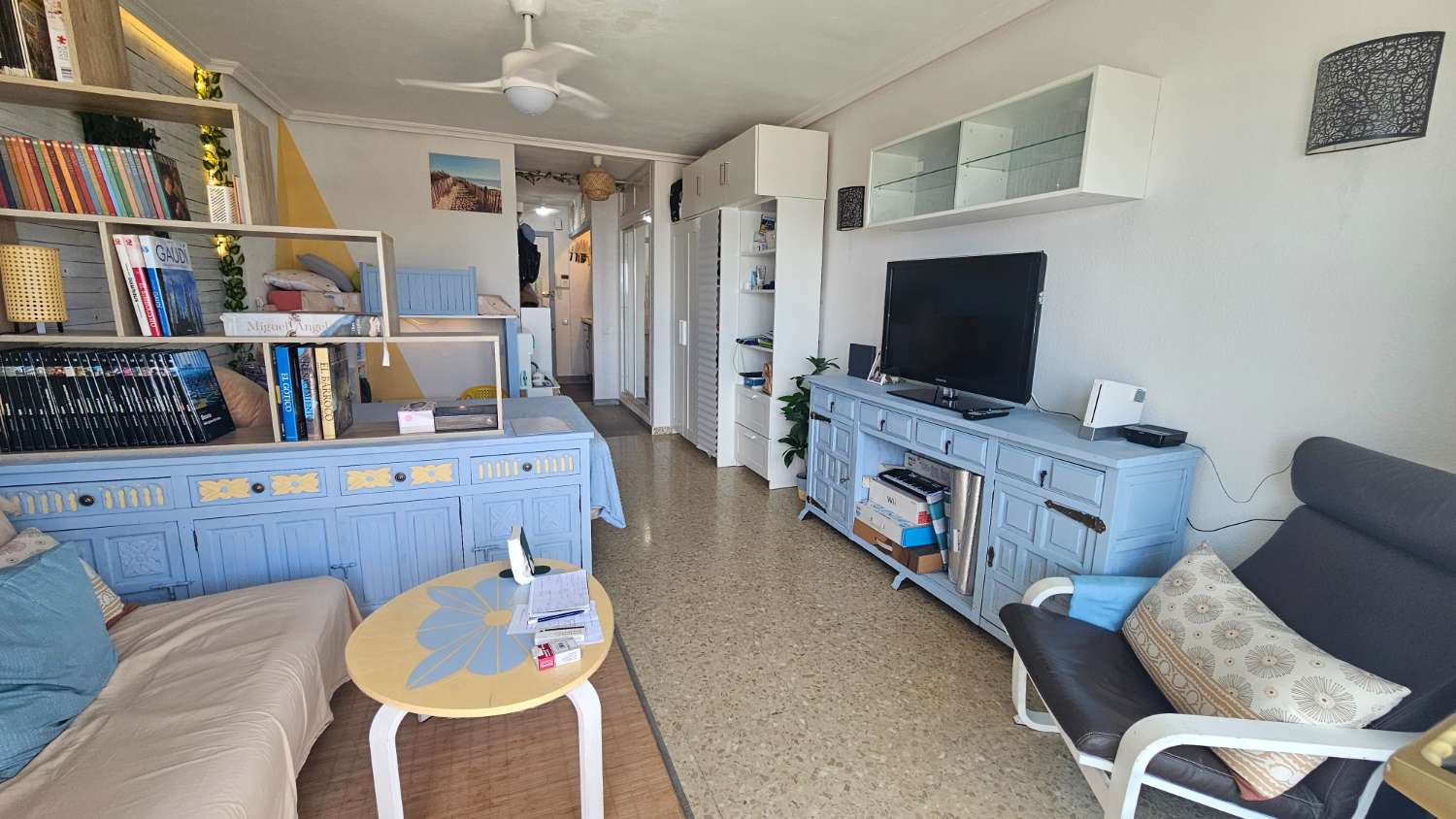 Estudio con impresionantes vistas frontales al mar en Bajondillo, Torremolinos