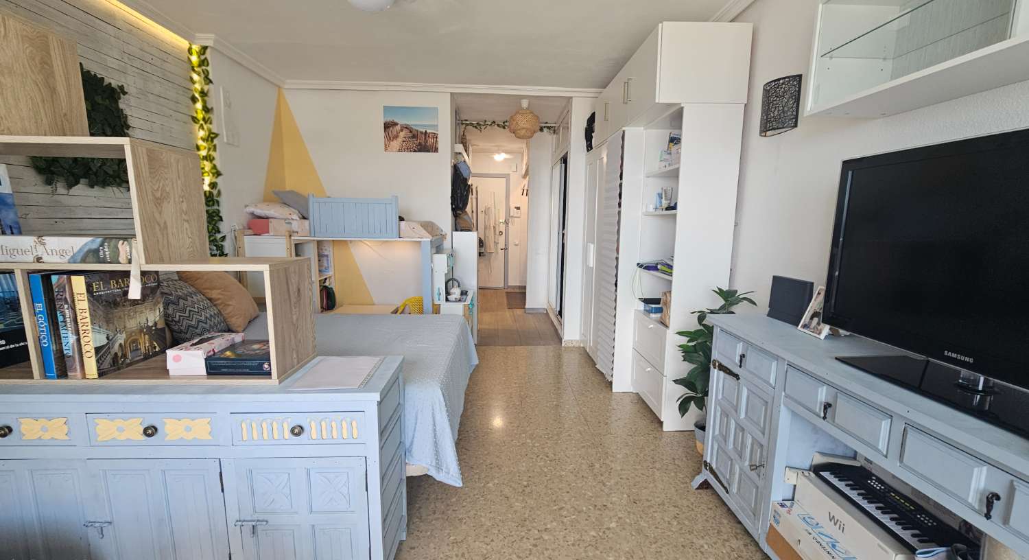 Estudio con impresionantes vistas frontales al mar en Bajondillo, Torremolinos