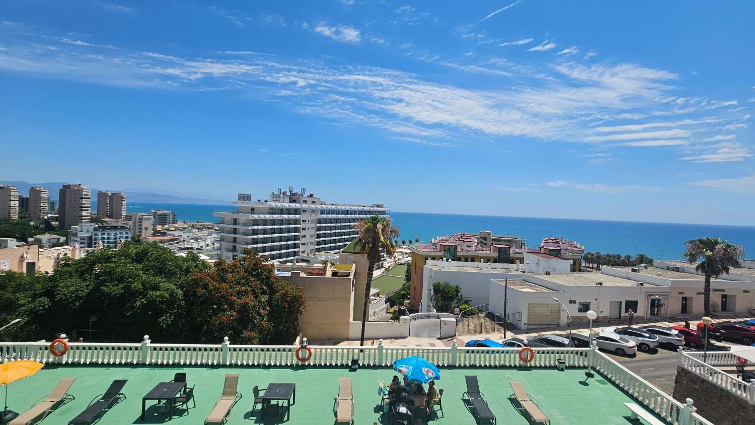 Estudio con impresionantes vistas frontales al mar en Bajondillo, Torremolinos