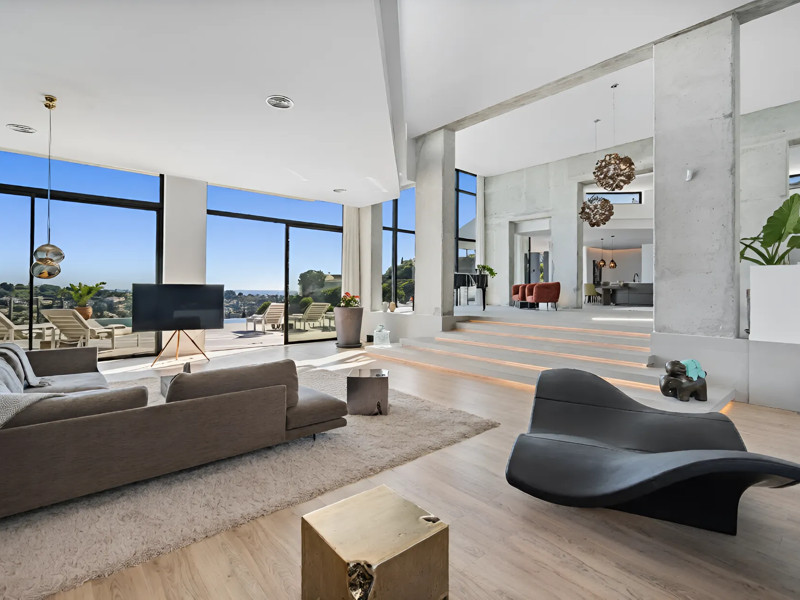Villa de lujo contemporánea con vistas panorámicas al mar en Paraíso Alto, Benahavís