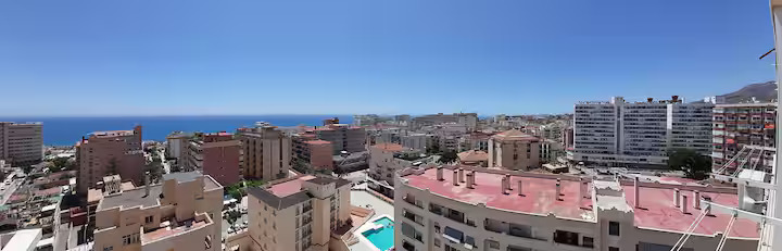 Estudio con vistas al mar en el centro de Torremolinos