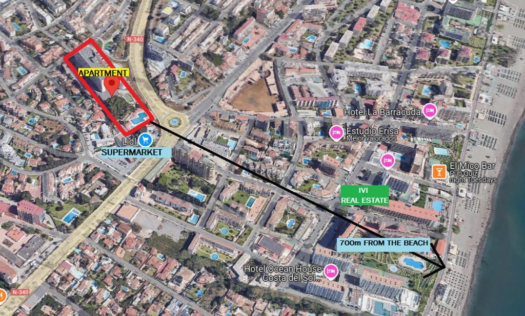 Apartamento reformado con dos terrazas y licencia vacacional en Torremolinos