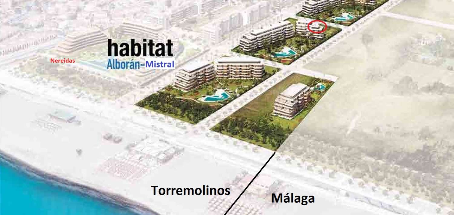 Ático de ensueño a estrenar en Los Álamos – Vistas frontales al mar