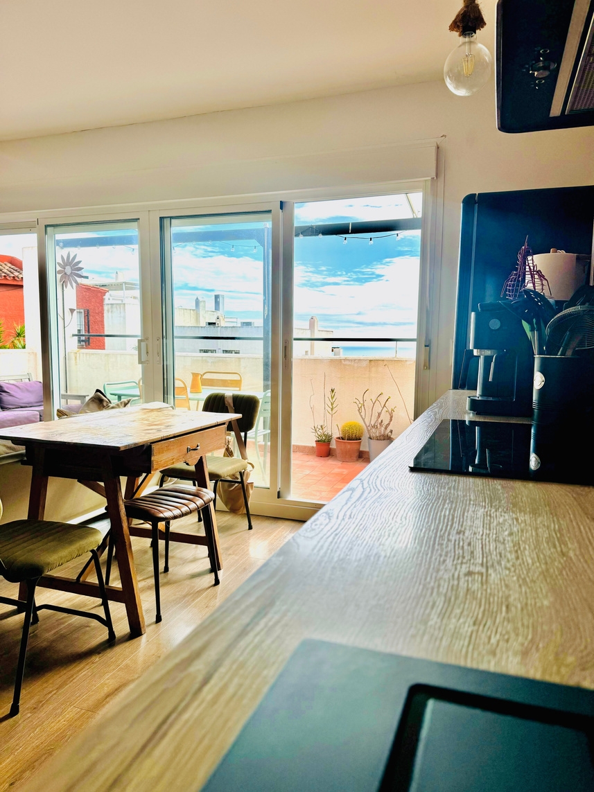 Apartamento con vistas al mar en Montemar, Torremolinos