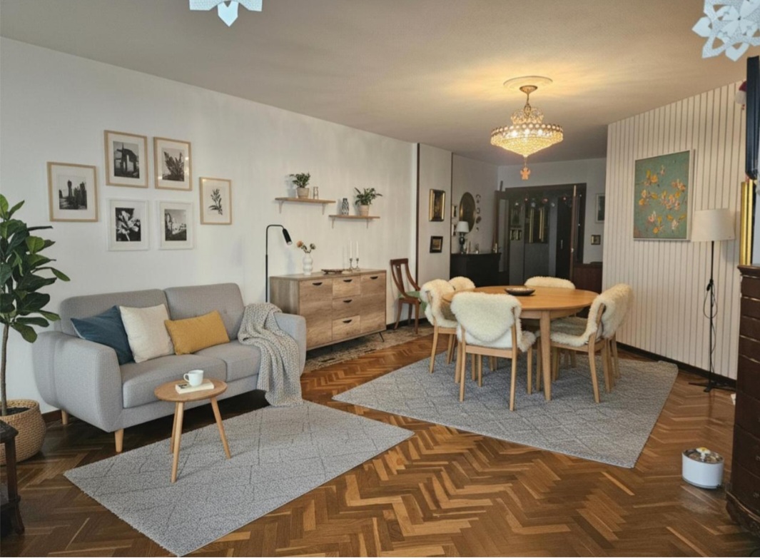 Amplio piso en 2ª línea de playa en La  Malagueta , Malaga