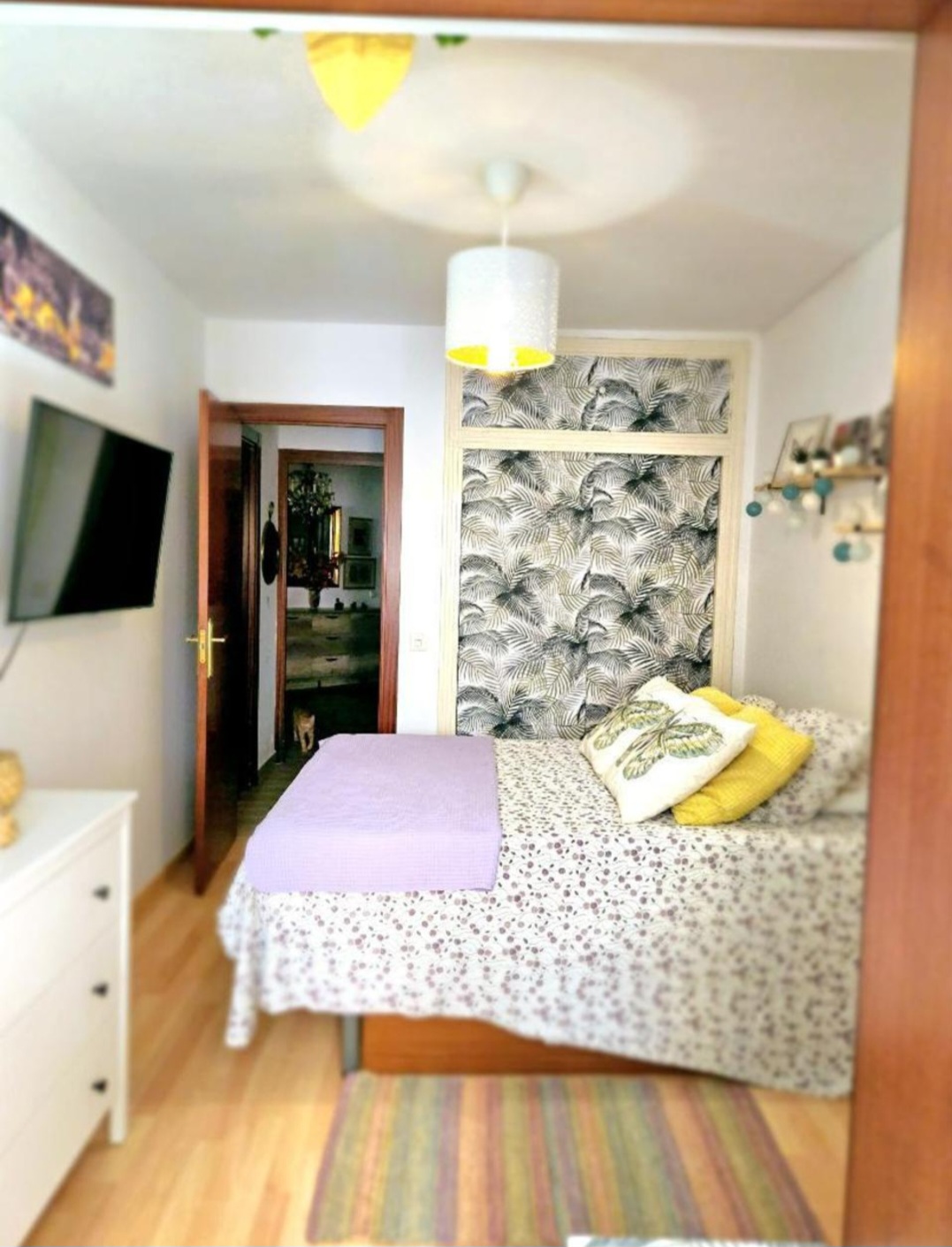 Amplio piso en 2ª línea de playa en La  Malagueta , Malaga