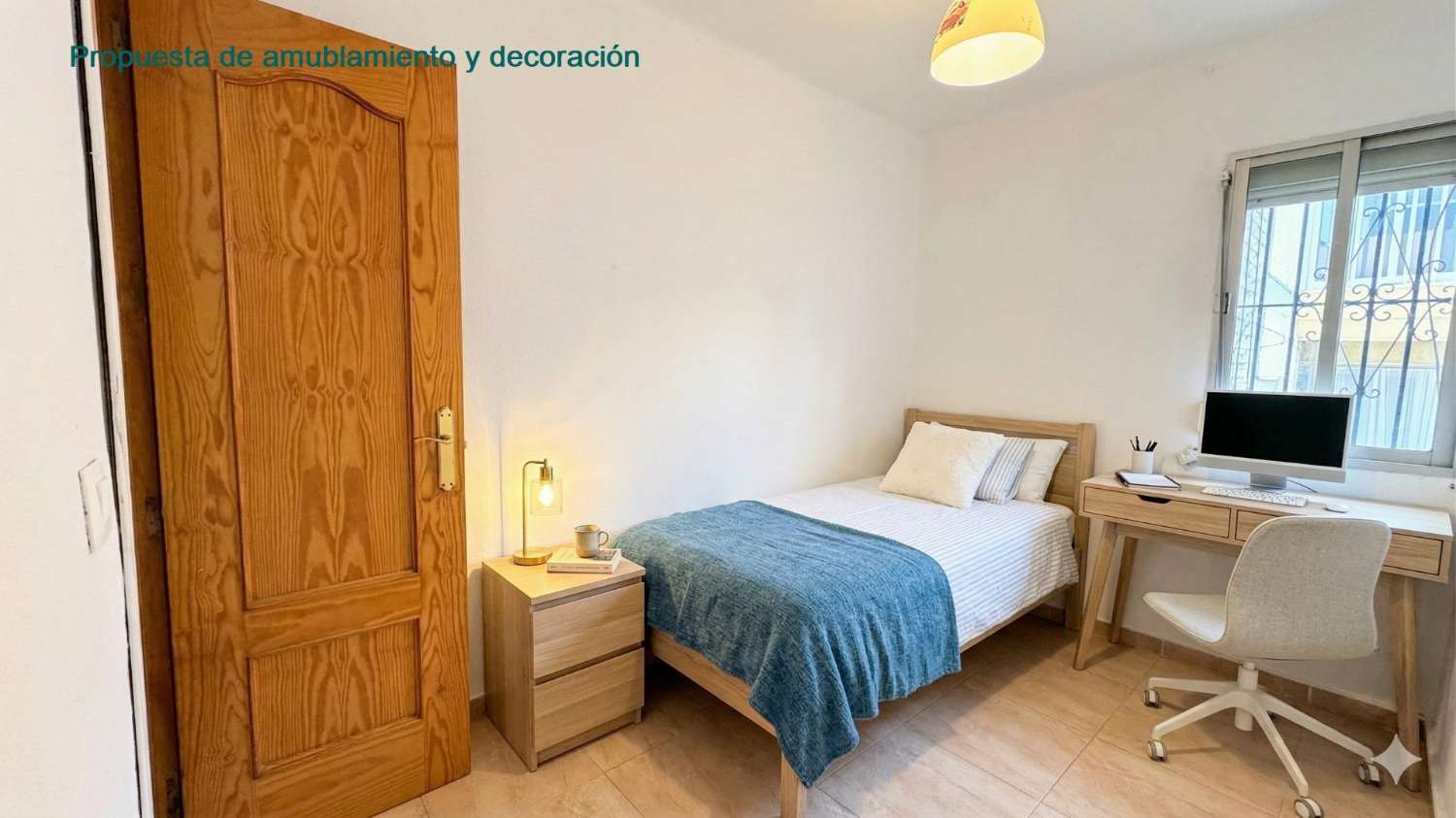 Acogedor piso reformado de 3 dormitorios y 1 baño, situado en la tranquila y bien comunicada zona de El Calvario.