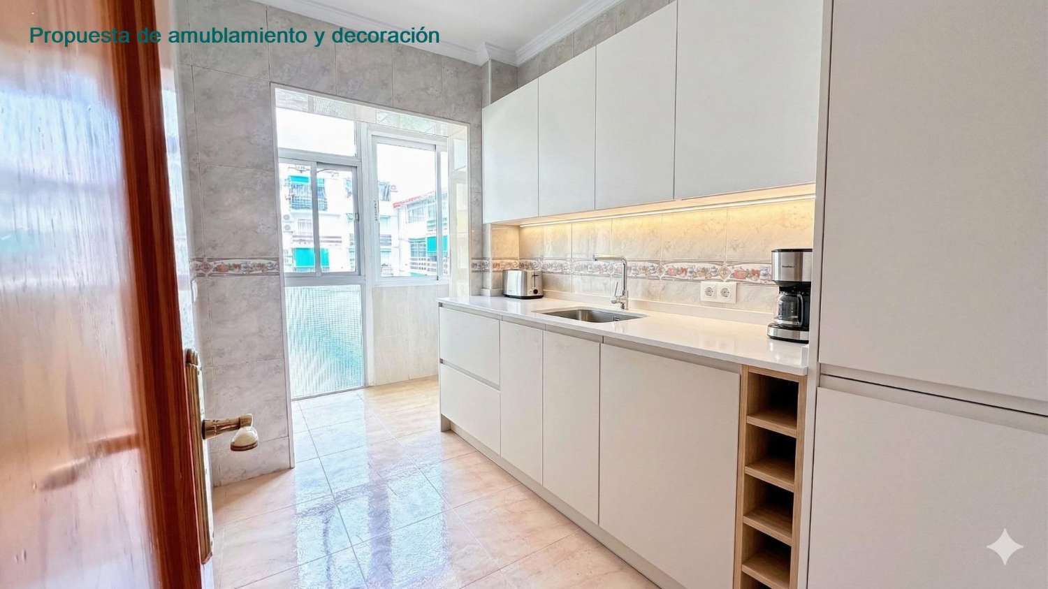 Acogedor piso reformado de 3 dormitorios y 1 baño, situado en la tranquila y bien comunicada zona de El Calvario.