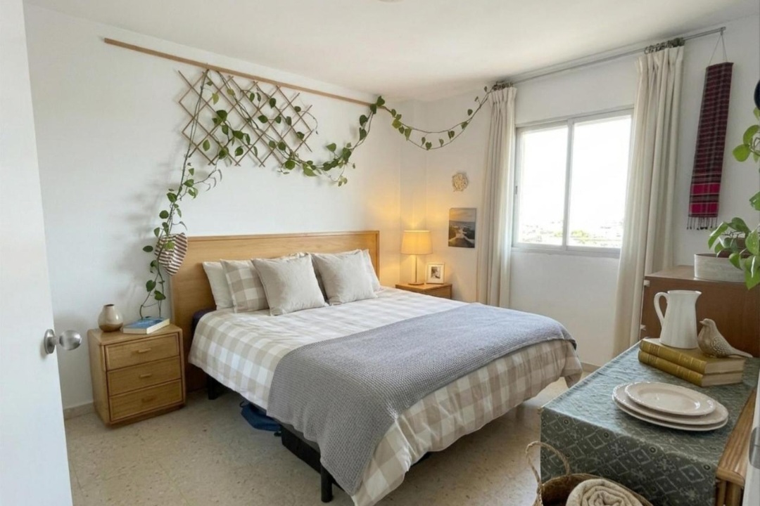 Piso con impresionantes vistas panorámicas al mar en urbanización con piscina en zona tranquila de Torremolinos