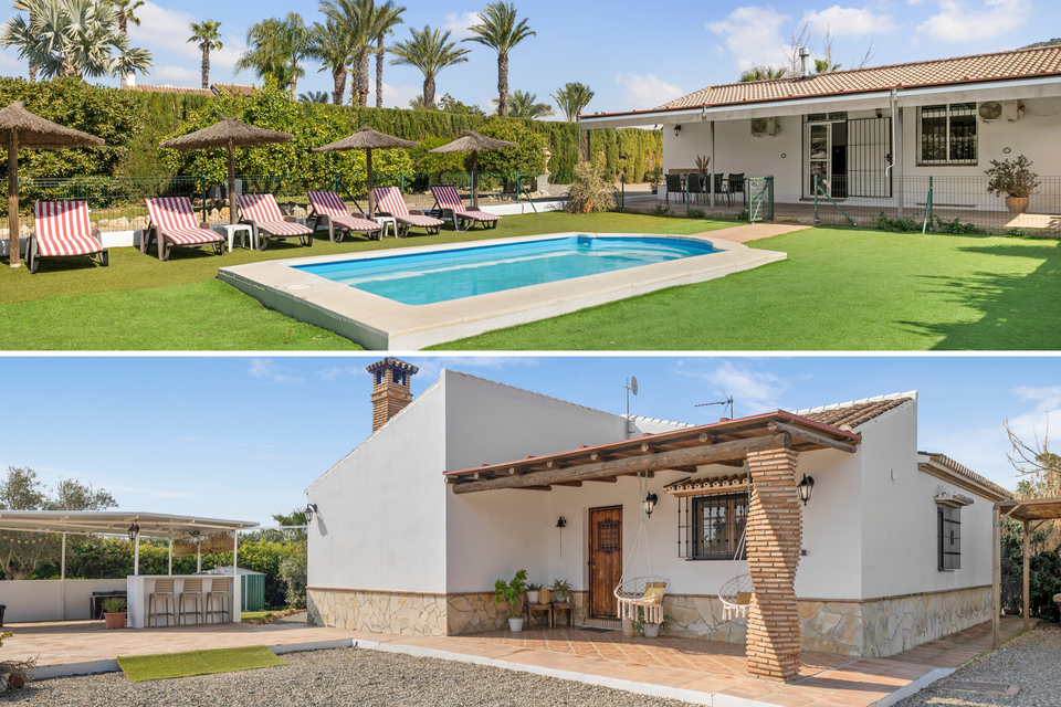 Finca rústica con dos viviendas independientes y piscinas privadas – Alhaurín el Grande / Cártama