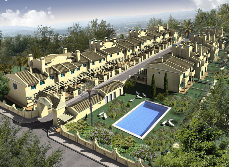 Impresionante chalet adosado en urbanización exclusiva con piscina en Capellanía, Alhaurín de la Torre