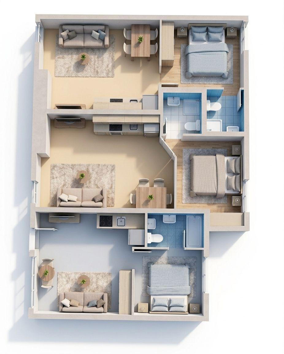 3 Estudios Reformados en el Centro de Torremolinos