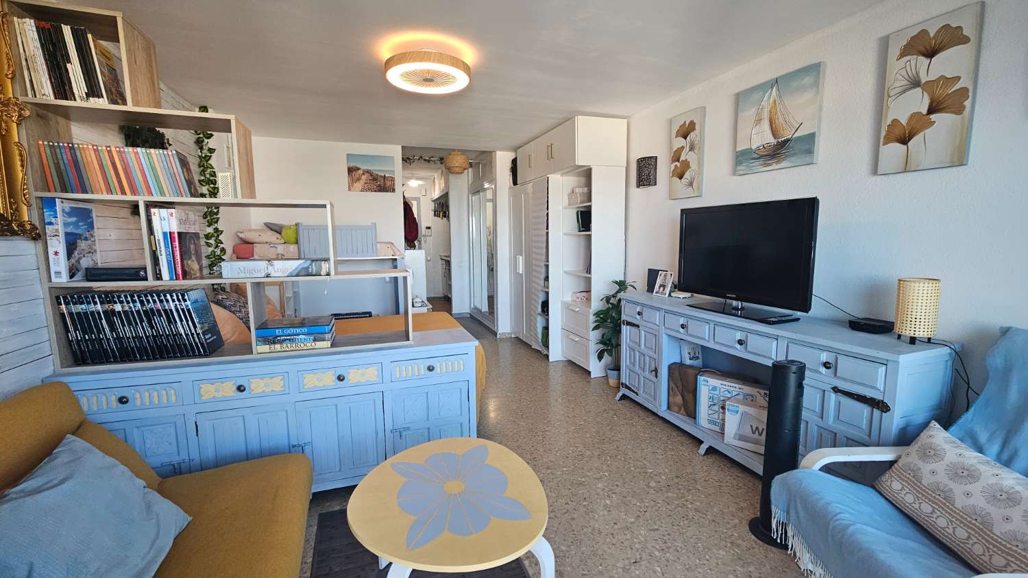 Estudio con impresionantes vistas frontales al mar en Bajondillo, Torremolinos