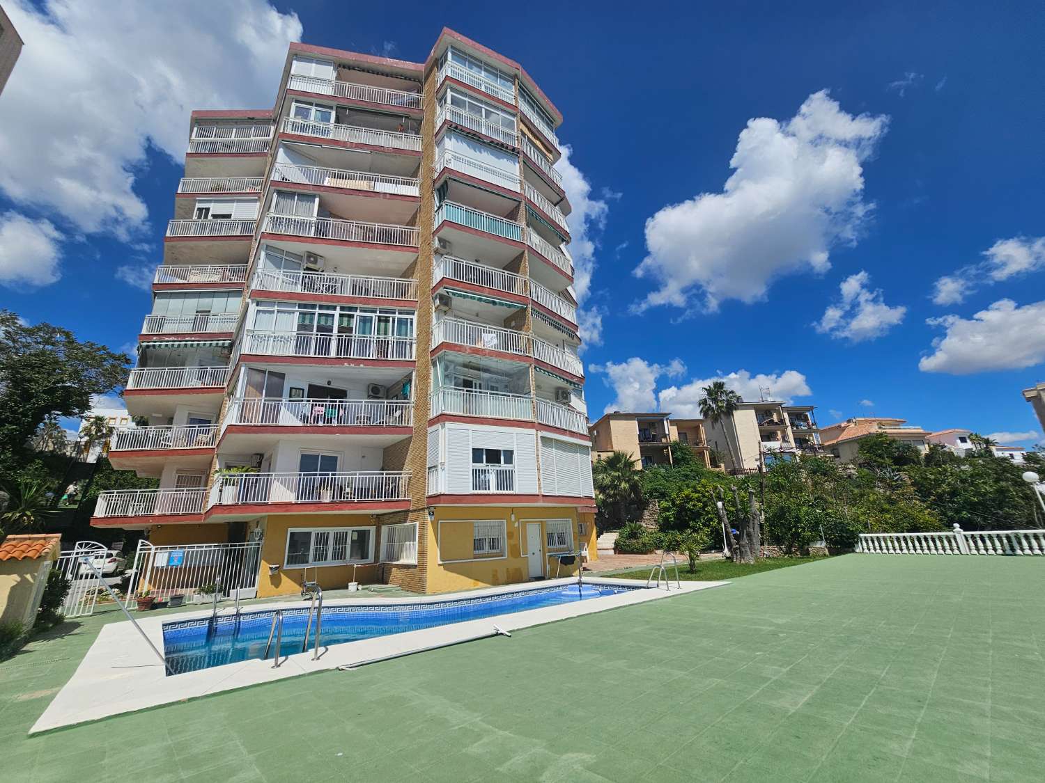 Estudio con impresionantes vistas frontales al mar en Bajondillo, Torremolinos