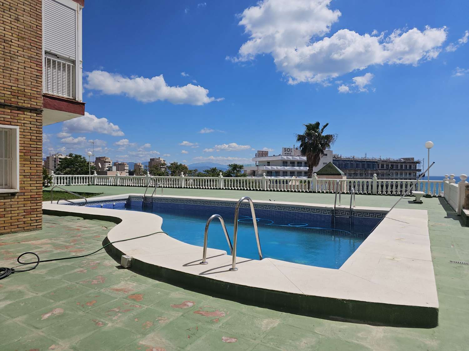 Estudio con impresionantes vistas frontales al mar en Bajondillo, Torremolinos