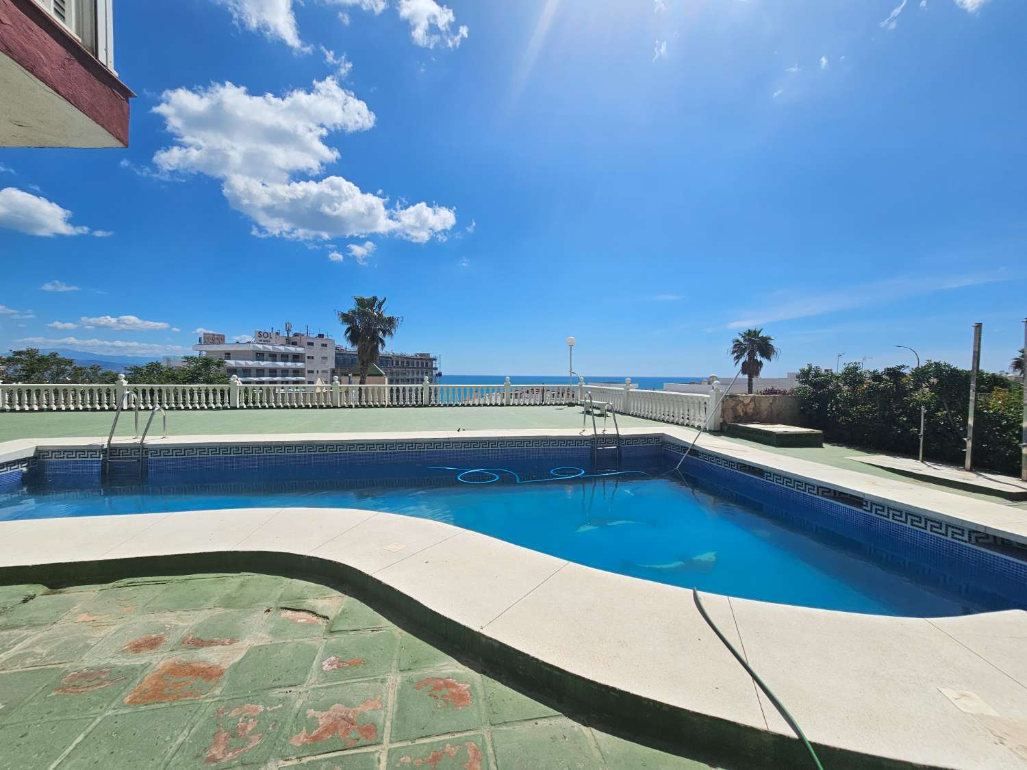 Estudio con impresionantes vistas frontales al mar en Bajondillo, Torremolinos