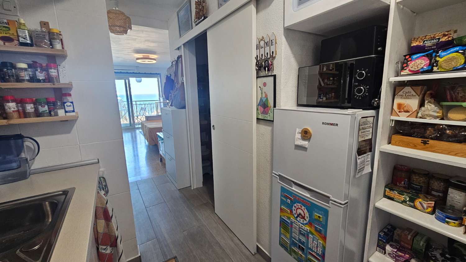Estudio con impresionantes vistas frontales al mar en Bajondillo, Torremolinos