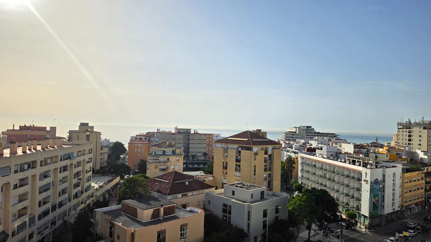 Estudio en el centro de Torremolinos con vistas al mar