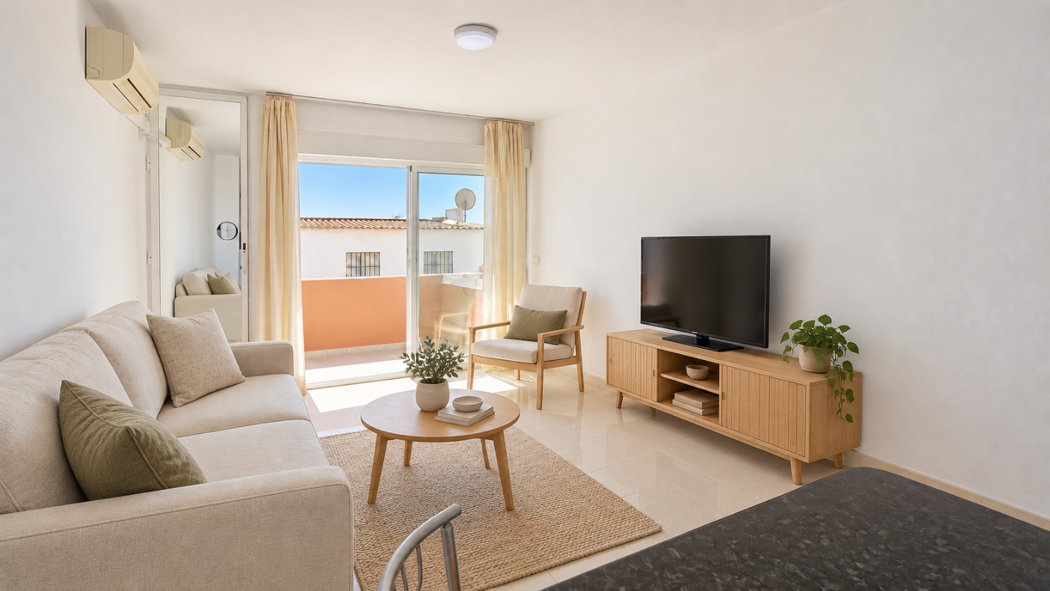 Estudio con terraza en segunda línea de playa en La Carihuela