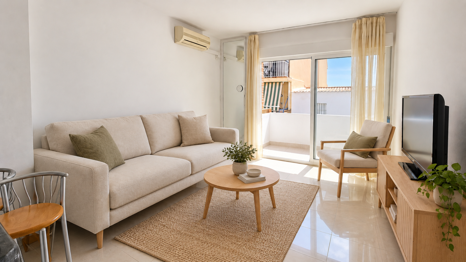 Estudio con terraza en segunda línea de playa en La Carihuela